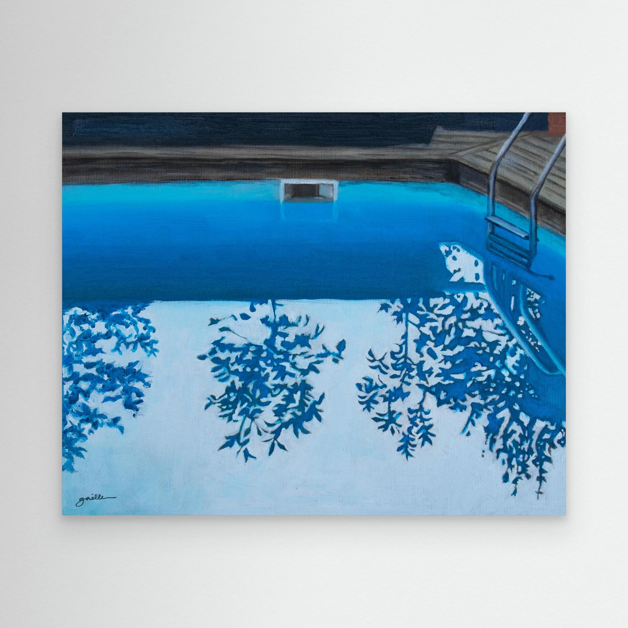 Summer Pool Reflection