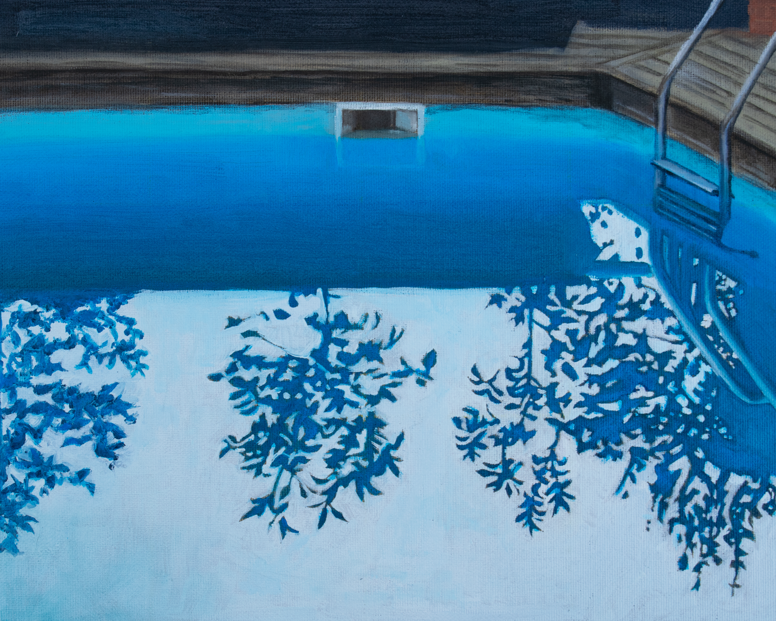 Summer Pool Reflection